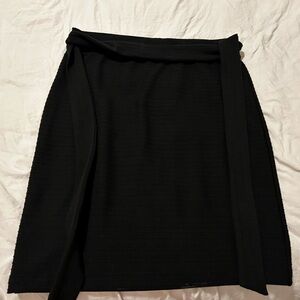 Loft black mini skirt- SP